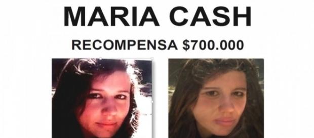 Anuncio desaparición de María Cash Anuncio desaparición de María Cash