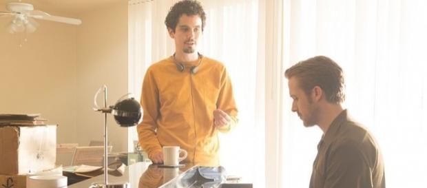Damien Chazelle directs Ryan Gosling in 'La La Land.' ~ Activités culturelles UdeM/Wikimedia Commons Damien Chazelle directs Ryan Gosling in 'La La Land.' ~ Activités culturelles UdeM/Wikimedia Commons