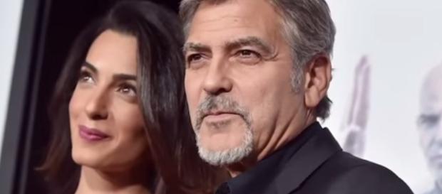 George and Amal Clooney made first red carpet appearance at 2017 Venice Film Festival. YouTube/ET George and Amal Clooney made first red carpet appearance at 2017 Venice Film Festival. YouTube/ET