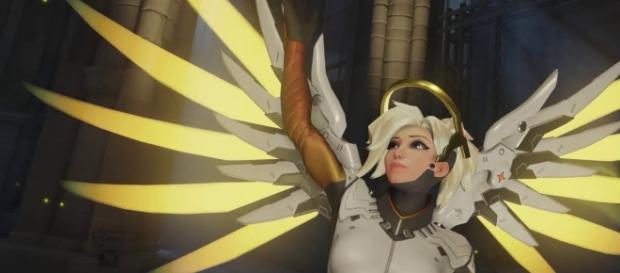 'Overwatch' hero Mercy. (image source: YouTube/Konshu) 'Overwatch' hero Mercy. (image source: YouTube/Konshu)