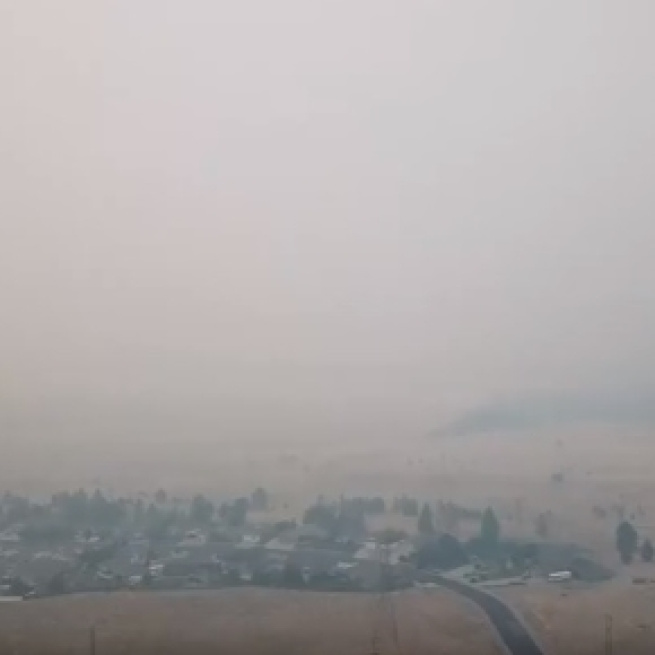 Spokane air quality hazardous: Fire smoke unundating Spokane, blanketing region - youtube screen capture / D3stroy3r123456