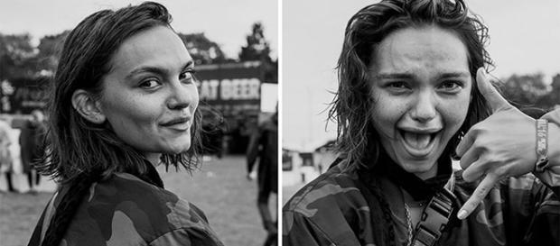 Ela conseguiu fotografar a reação delas após receber um beijo ( Fotos - Johanna Siring ) Ela conseguiu fotografar a reação delas após receber um beijo ( Fotos - Johanna Siring )