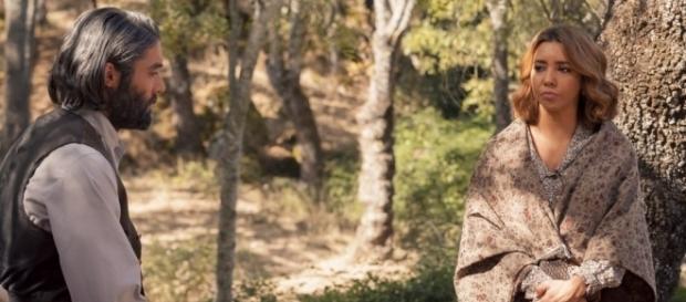 Emilia pide a Severiano que se marche, en "El secreto" Emilia pide a Severiano que se marche, en "El secreto"