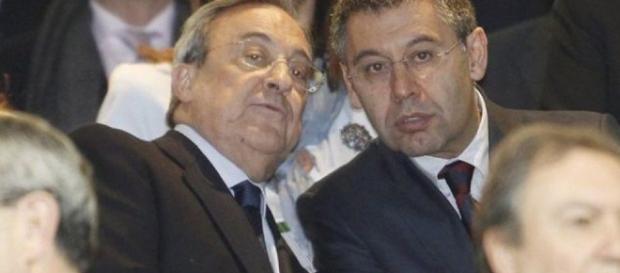 Florentino Pérez i Josep Maria Bartomeu | We Love Barça - weloba.com Florentino Pérez i Josep Maria Bartomeu | We Love Barça - weloba.com