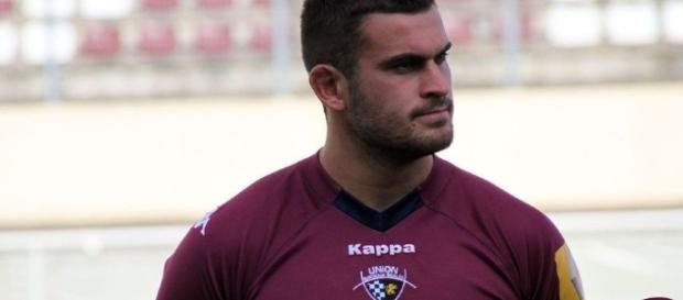 Marco Tauleigne, troisième-ligne de l'UBB/ Rugby Scapulaire Marco Tauleigne, troisième-ligne de l'UBB/ Rugby Scapulaire