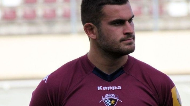 Marco Tauleigne, troisième-ligne de l'UBB/ Rugby Scapulaire