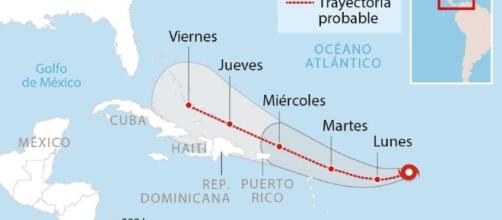 Aumentan los vientos del Huracán Irma, de categoría tres, según el ... - com.ni