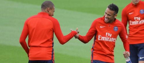 Mbappé et Neymar pour leur premier entrainement