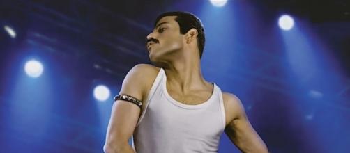 Rami Malek is Freddie Mercury in upcoming biopic for Queen singer [Image: YouTube/Entertainment Weekly]