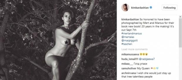 Kim Kardashian poses nude. - Image Credit: kimkardashian/Instagram Kim Kardashian poses nude. - Image Credit: kimkardashian/Instagram