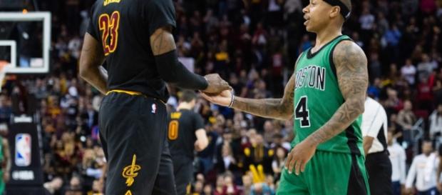 Parece que Isaiah Thomas y LeBron James se llevarán bien. Parece que Isaiah Thomas y LeBron James se llevarán bien.