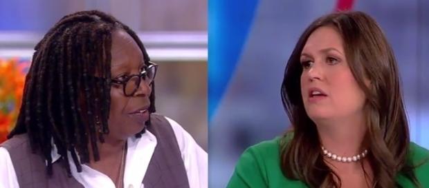 "The View" with Sarah Huckabee Sanders, via YouTube "The View" with Sarah Huckabee Sanders, via YouTube