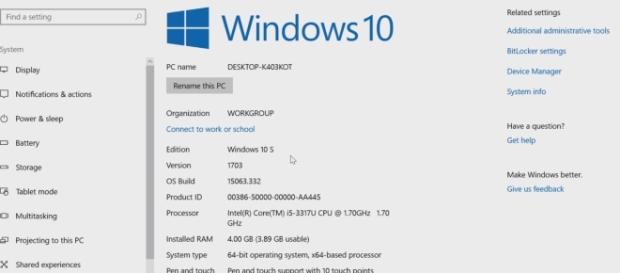 Windows 10 S/ Windows Central/ Youtube Screenshot Windows 10 S/ Windows Central/ Youtube Screenshot