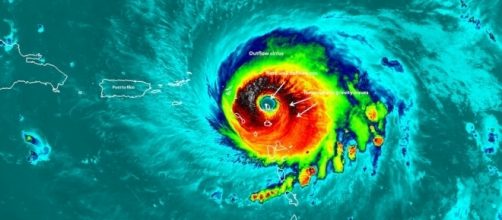Hurricane Irma heading for Puerto Rico and Florida - Photo by NASA