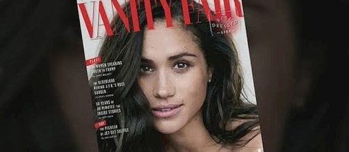 Meghan Markle is on cover of October issue of Vanity Fair [Image: E! News/YouTube screenshot]