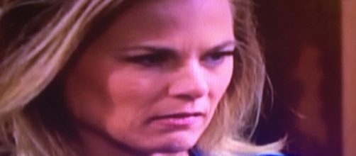 Phyllis is angry at Victoria. The Young and the Restless. CBS/WDBJ television screenshot. Cheryl E Preston