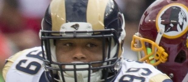 Aaron Donald - Rams at Redskins 9/20/15 by Keith Allison via Wikimedia Commons Aaron Donald - Rams at Redskins 9/20/15 by Keith Allison via Wikimedia Commons