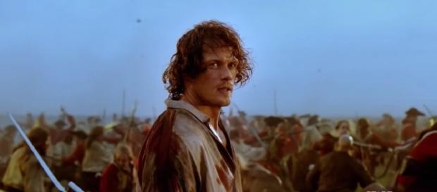 Jaime Fraser in the Battle of Culloden - Image Credit: Starz/YouTube Jaime Fraser in the Battle of Culloden - Image Credit: Starz/YouTube