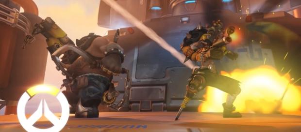 The new "Overwatch" comic "Wasted Land" features the two Australian villains Roadhog and Junkrat (via YouTube/PlayOverwatch) The new "Overwatch" comic "Wasted Land" features the two Australian villains Roadhog and Junkrat (via YouTube/PlayOverwatch)