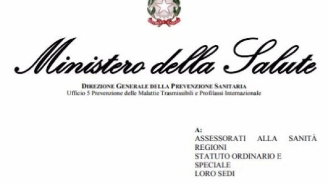 Circolare del ministero svela la presunta origine della malaria