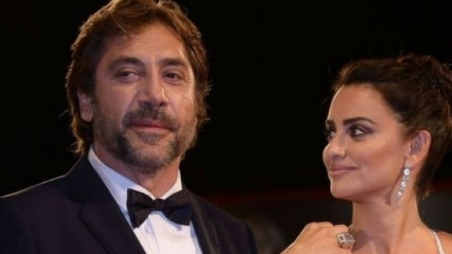 Javier Bardem e Penelope Cruz a Venezia 74.