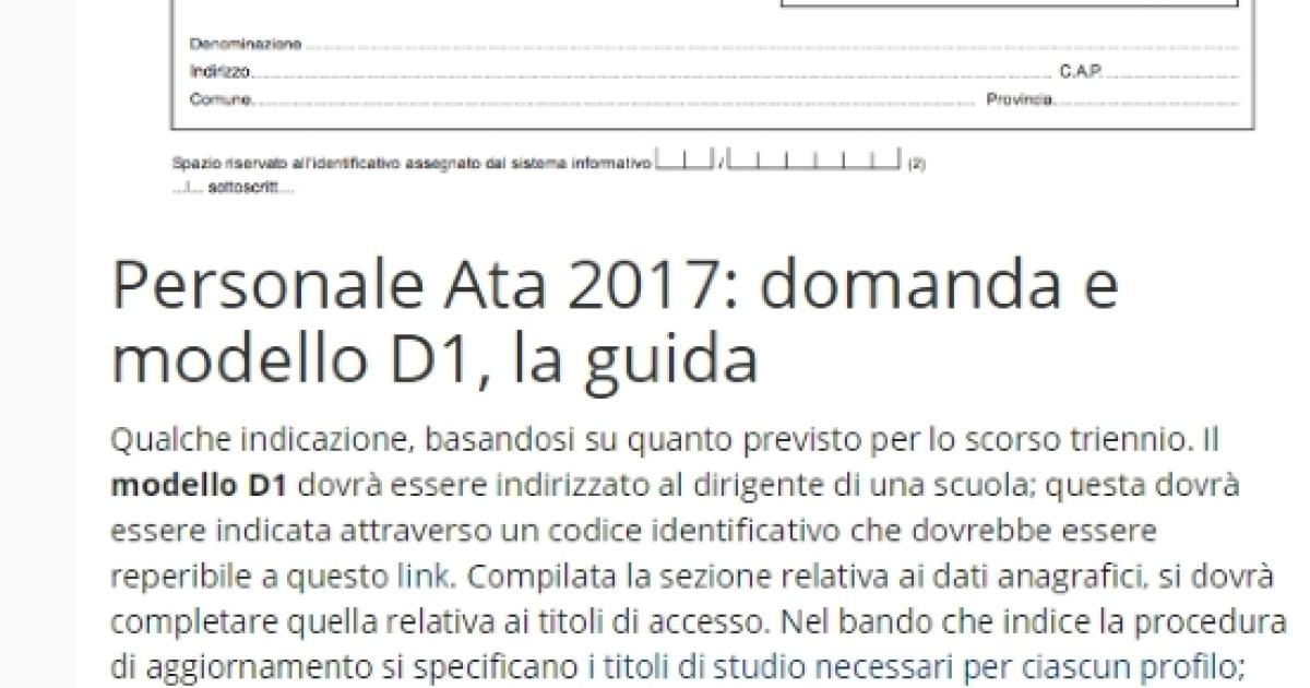 Domanda Ata Le Regioni Con Maggiori Possibilità Di Convocazione