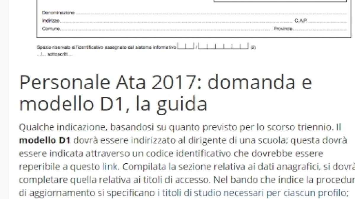 Domanda Ata Le Regioni Con Maggiori Possibilità Di Convocazione