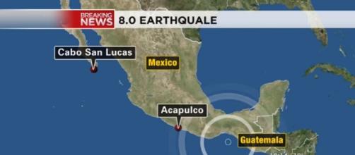 Earthquake With Magnitude Of 8.0 Rattles Southern Mexico [Image via YouTube: CBS Los Angeles]