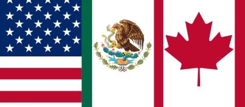 Flag of the North American Free Trade Agreement by Keepscases/Wikimedia Commons