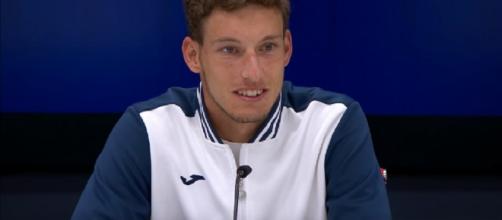 Pablo Carreno-Busta during a press conference at 2017 US Open/ Photo: screenshot via US Open Tennis Championships official channel on YouTube