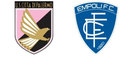 Serie B, Palermo-Empoli - Loghi U.S. Città di Palermo e Empoli F.C.