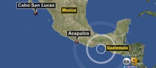 A magnitude 8.4 earthquake has struck off Mexico's southwestern coast [Image: YouTube/CBS Los Angeles]