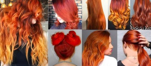 Nuovi tagli di capelli di colore rosso: autunno 2017