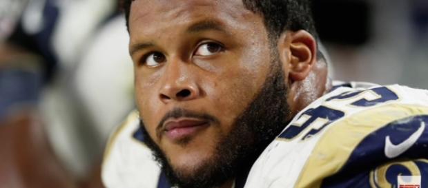 Aaron Donald is expected to miss the first game of the 2017/YouTube Aaron Donald is expected to miss the first game of the 2017/YouTube
