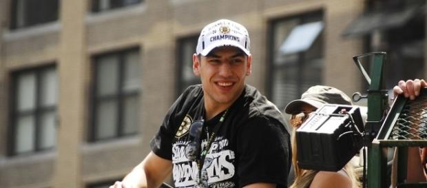 Milan Lucic won a Stanley Cup with the Boston Bruins (Creative Commons/Sarah Connors) Milan Lucic won a Stanley Cup with the Boston Bruins (Creative Commons/Sarah Connors)