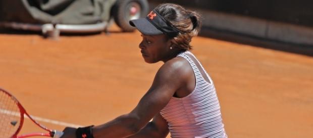 Sloane Stephens before her treacherous stress fracture--Marianne Bevis Sloane Stephens before her treacherous stress fracture--Marianne Bevis