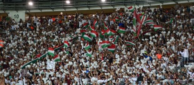 Torcida do Fluminense deve comparecer em peso diante da LDU na quinta (Foto: Globoesporte) Torcida do Fluminense deve comparecer em peso diante da LDU na quinta (Foto: Globoesporte)