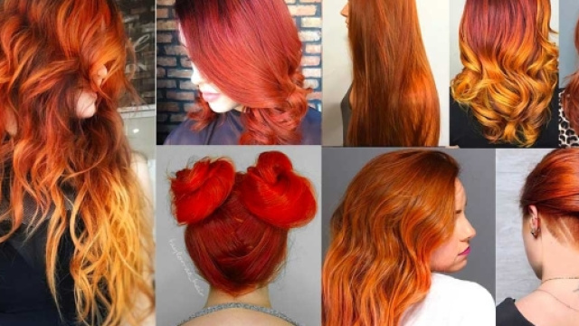 Nuovi tagli di capelli di colore rosso: autunno 2017