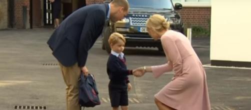 Prince George attends Thomas's Battersea London Day School- (YouTube/The Royal Family Channel)