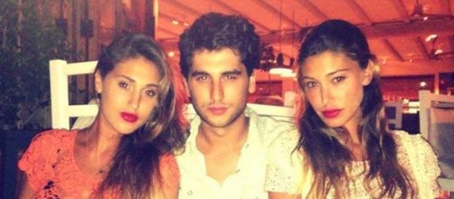 Da sinistra Cecilia, Jeremias e Belen Rodriguez