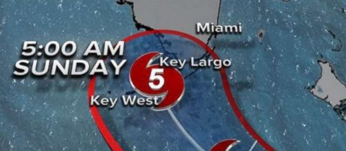 Hurricane Irma forecast to strike Florida Keys as Category 5 ... Youtube screen grab- go.com