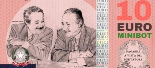 Ipotetico minibot con la Falcone e Borsellino.