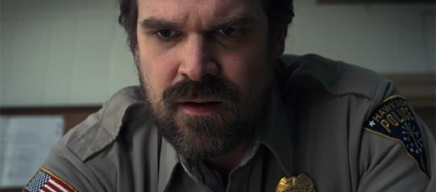 David Harbour returns as Chief Jim Hopper in "Stranger Things" season 2. (YouTube/Netflix) David Harbour returns as Chief Jim Hopper in "Stranger Things" season 2. (YouTube/Netflix)