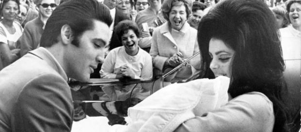 Elvis, Priscilla and Lisa Marie Presley, happy times long ago. Photo credit: Wikimedia Elvis, Priscilla and Lisa Marie Presley, happy times long ago. Photo credit: Wikimedia