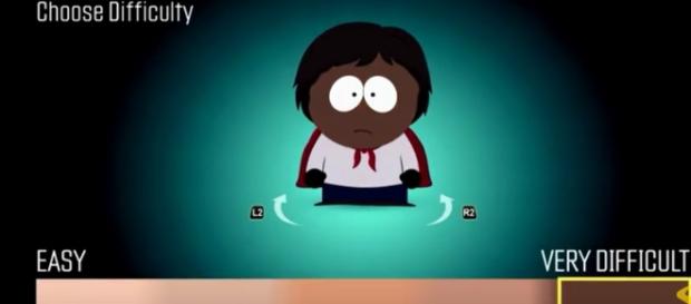 Level of difficulty gets harder as skin tone gets darker in "South Park: Fractured But Whole" - via YouTube/Shirrako Level of difficulty gets harder as skin tone gets darker in "South Park: Fractured But Whole" - via YouTube/Shirrako