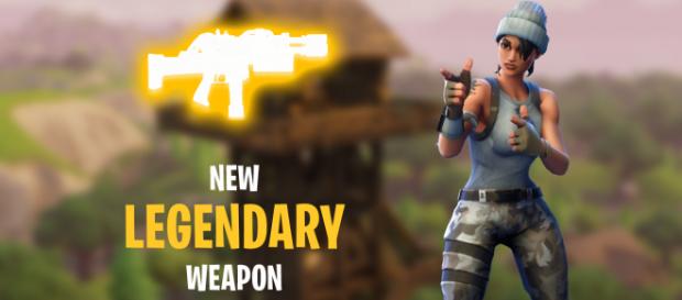 New Legendary weapon is coming to "Fortnite" Battle Royale. Image Credit: Own work New Legendary weapon is coming to "Fortnite" Battle Royale. Image Credit: Own work