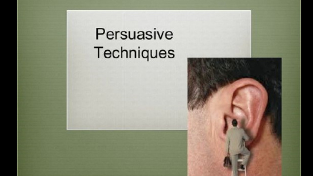 Tecniche di persuasione. Fonte: Pinterest