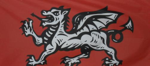 The original White Dragon flag of England - Dave Horne-Flickr