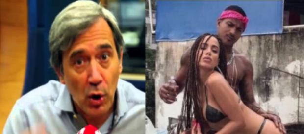 Historiador, comentarista e apresentador de rádio atacou cantora de funk Historiador, comentarista e apresentador de rádio atacou cantora de funk