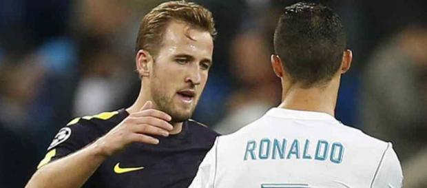 Kane e Ronaldo se encontraram na fase de grupos da Champions Kane e Ronaldo se encontraram na fase de grupos da Champions